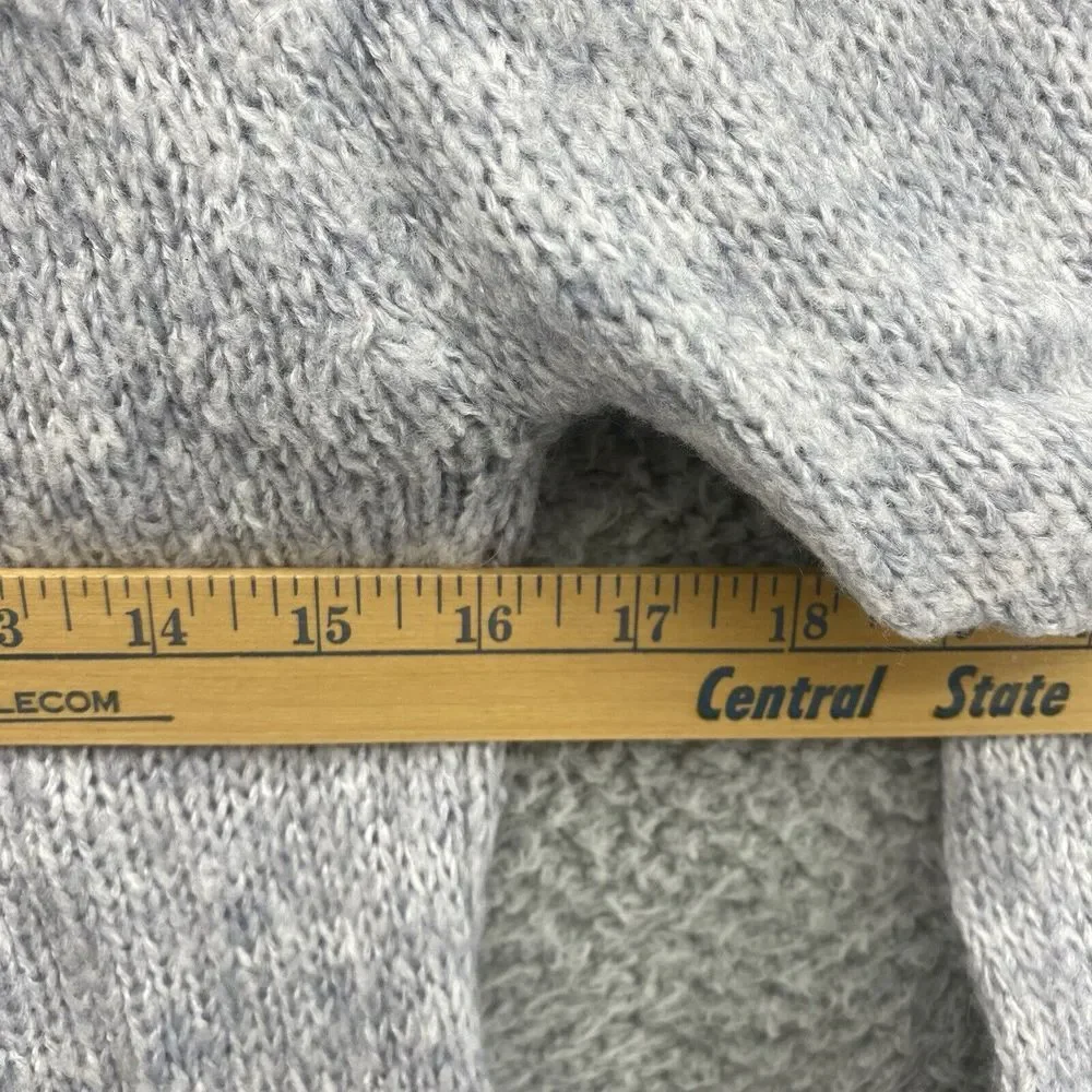 Lauren Conrad Womens‎ Size S Gray Loose Weave Long Sleeve Casual Top Sweater